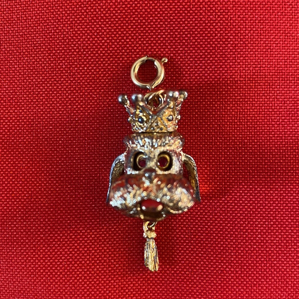 Vintage Monet Royal Labrador Mechanical Dog Charm